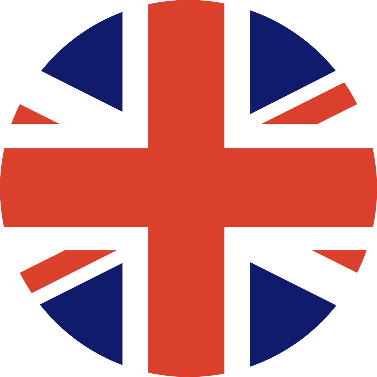 Great Britain round flag